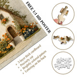 Embroidered Garden Cottage Jigsaw Puzzle 1000 Pieces