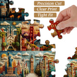 Art Travel Jigsaw Puzzles 1000 Pieces