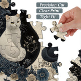 Puzzle Yin Yang Fiore Gatto 1000 Pezzi