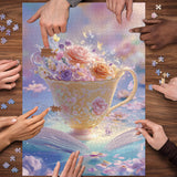 Whimsical Tea Pages Jigsaw Puzzle 1000 Pieces