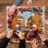 Acogedor té de la tarde rompecabezas de 1000 piezas