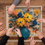 Paper Flower Vase Jigsaw Puzzle 1000 Pieces