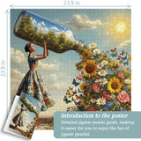 Puzzle con vaso primaverile da 1000 pezzi