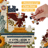 Puzzle Stelle, Strisce e Libertà, 1000 pezzi