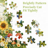 Puzzle Gnomi in Fiore 1000 Pezzi