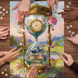 Golden Hourglass Jigsaw Puzzle 1000 Pieces