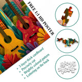 Puzzle chitarra e città, 1000 pezzi