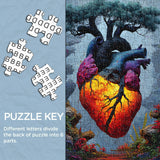 Puzzle del cuore della foresta, 1000 pezzi