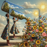 Puzzle con vaso primaverile da 1000 pezzi