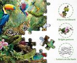 Jungle Menagerie Jigsaw Puzzle 1000 Pieces