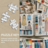 Puzzle di diario di design da 1000 pezzi