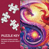 Puzzle Drago e Fenice, 1000 pezzi