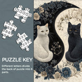 Puzzle Yin Yang Fiore Gatto 1000 Pezzi