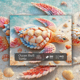 Ocean Shell Turtle Jigsaw Puzzle 1000 Pieces