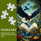 Eagle Plumes Pages Jigsaw Puzzle 1000 Pieces