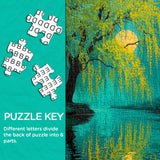 Rompecabezas Willow Moon Reflection 1000 piezas