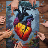 Puzzle del cuore della foresta, 1000 pezzi