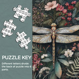 Rompecabezas Retro Libélula 1000 Piezas