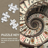 Kartenwipptreppenpuzzle 1000 Stücke