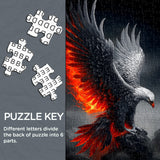 Puzzle con aquila della fiamma cremisi, 1000 pezzi