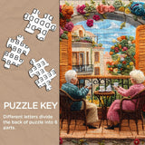 Acogedor té de la tarde rompecabezas de 1000 piezas