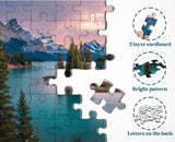 Lake Meets Mountain Jigsaw Puzzle 1000 Pieces