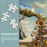 Puzzle con vaso primaverile da 1000 pezzi