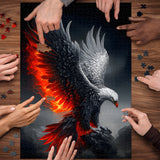 Puzzle con aquila della fiamma cremisi, 1000 pezzi