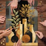 Rompecabezas de bodegones dorados de 1000 piezas