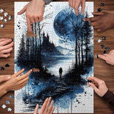 Lone Shadow Lake Jigsaw Puzzle 1000 Pieces