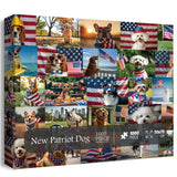 New Patriot Dog Jigsaw Puzzle 1000 Pieces