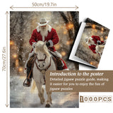 Puzzle santa galoppo 1000 pezzi