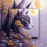 Moonlit Cat Jigsaw Puzzle 1000 Pieces