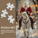 Puzzle santa galoppo 1000 pezzi