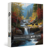 Montaña Waterfall Jigsaw Puzzle 1000 piezas