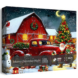 Buon natale notturno puzzle puzzle 1000 pezzi