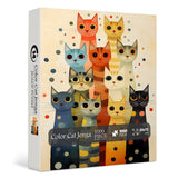 Puzzle colorato Cat Jenga 1000 pezzi