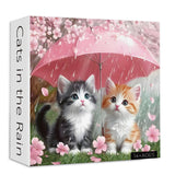 Cats in the Rain Jigsaw Puzzle 1000 Pieces