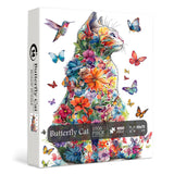 Butterfly Cat Puzzle 1000 pièces