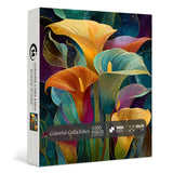 Colorful Calla Lilies Jigsaw Puzzle 1000 Pieces