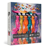 Butterfly and Muse Jigsaw Puzzle 1000 Pieces