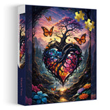 Puzzle con albero del cuore, 1000 pezzi