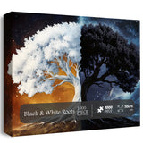 Black & White Roots Jigsaw Puzzle 1000 Pieces