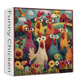 Pieci di puzzle pollo divertenti 1000 pezzi