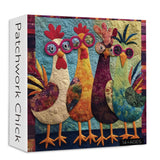 Patchwork Chick Jigsaw Puzzle 1000 Pieces