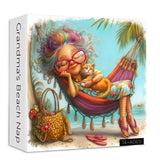 Grandma's Beach Nap Jigsaw Puzzle 1000 Pieces