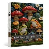 Fabric Frogs Jigsaw Puzzles 1000 Pieces