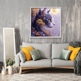 Moonlit Cat Jigsaw Puzzle 1000 Pieces