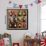 Gnome Holidays Quilt Jigsaw Puzzle 1000 Pieces
