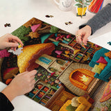 Mushroom House Jigsaw Puzzle 1000 Pieces
